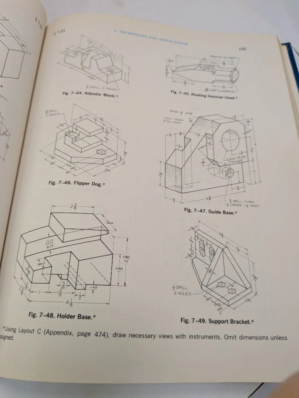 Basic Technical Drawing - Spencer & Dygdon Hardcover Textbook 1968